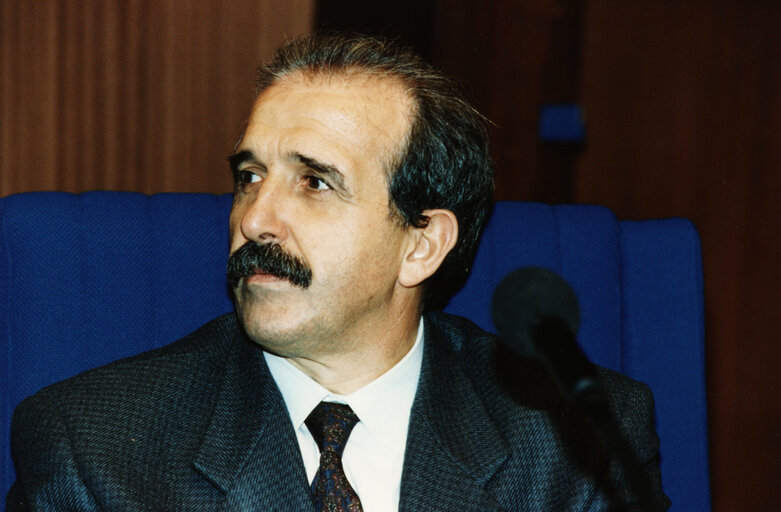 Valokuva 28: Renzo IMBENI presiding the plenary session in Strasbourg.