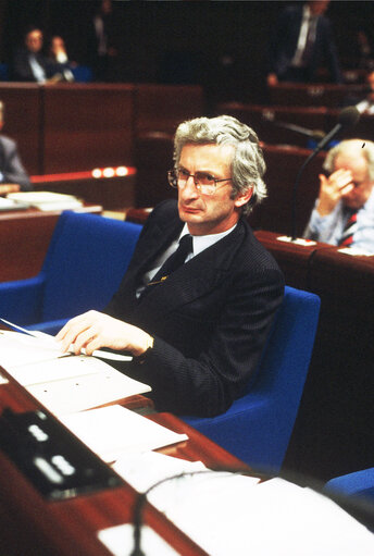 Valokuva 8: David O KEEFFE in plenary session in Strasbourg.