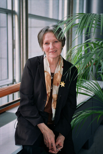 Valokuva 49: Portrait of Uma AALTONEN at the EP in Brussels.