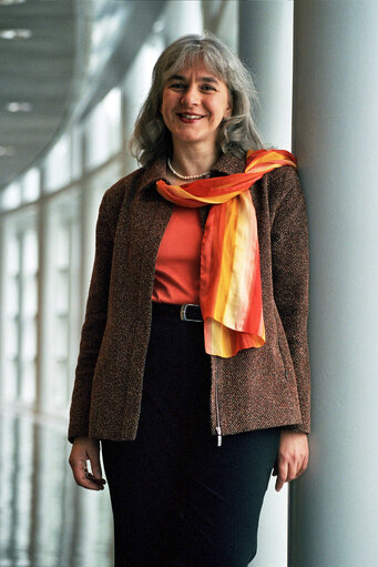 MEP Elisabeth SCHROEDTER at the EP in Strasbourg.