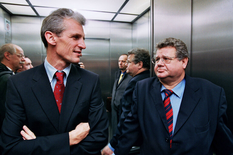 Yearly Conference of the STOA (Scientific and Technological Options Assessment) in presence of Wolfgang KETTERLE, German scientist, 2001 Nobel Prize laureate in Physics