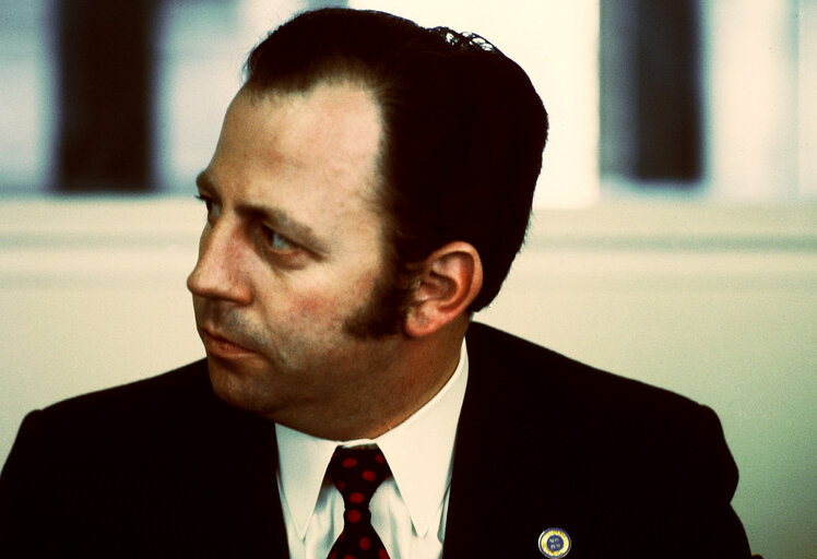 Portrait of Jacques SANTER from 1976