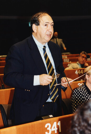 Jean GOL in plenary session in Brussels