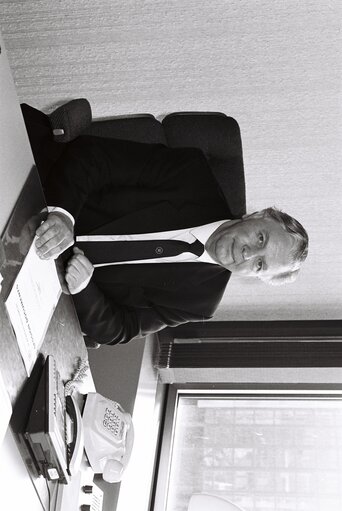 MEP Michael ELLIOTT at the European Parliament in Strasbourg