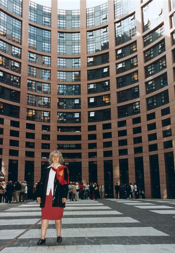 MEP Elisabeth SCHROEDTER in Strasbourg