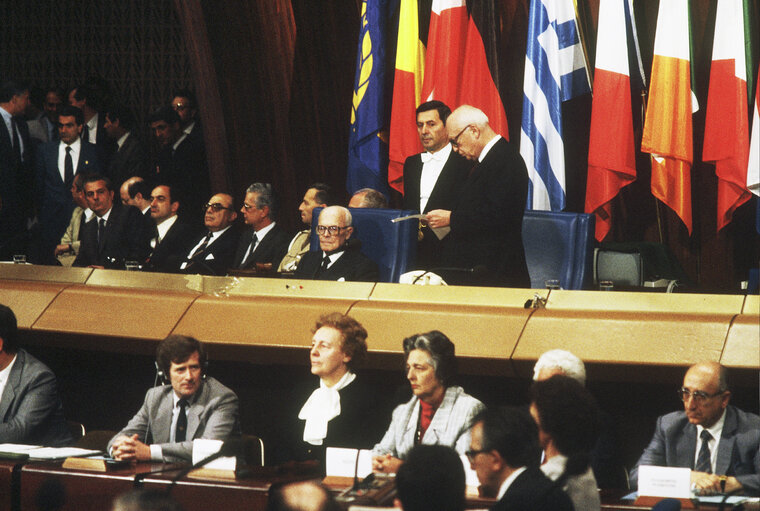 Billede 13: Visit of the President of Italy to the EP in Strasbourg.