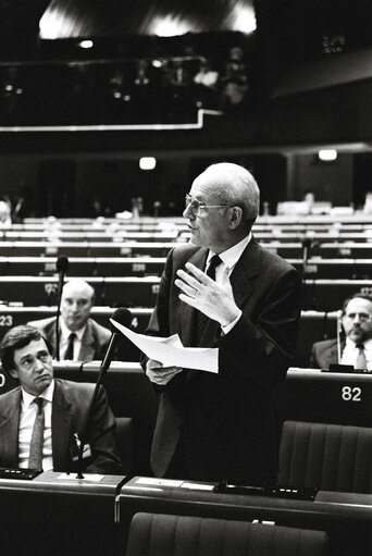 Foto 48: Plenary Session in Strasbourg in February 1989