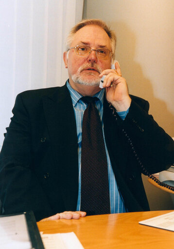 Valokuva 18: Portrait of Helmut KUHNE at the EP in Brussels.