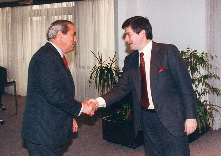 Φωτογραφία 5: Visit of the President of the Bundesbank to the EP in Strasbourg.