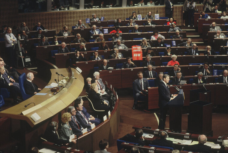 Foto 2: Visit of the President of the United States of America to the EP.