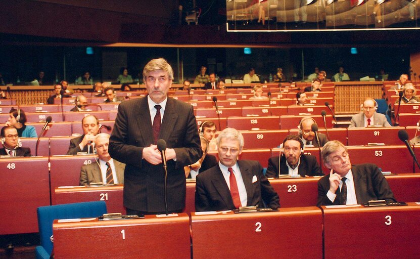 Fotó 10: The Prime Minister of the Netherlands in Plenary Session in Strasbourg during the Dutch Presidency of the EU.