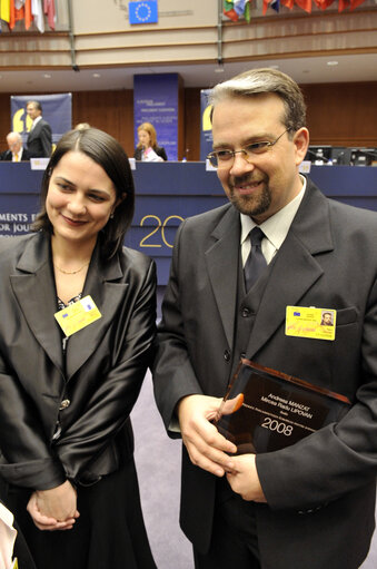 Photo 7 : European Parliament Prize for Journalism 2008