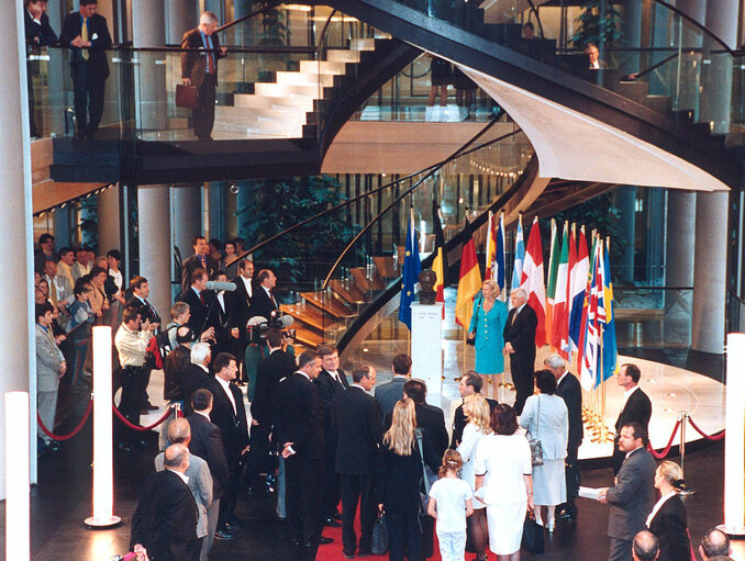 Foto 9: Visit of the President of Slovenia to the EP in Strasbourg.