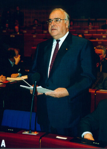 German Chancellor visits the European Parliament