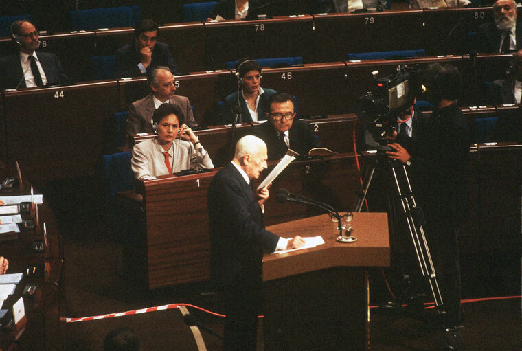 Suriet 6: Official visit of the President of Italy to the EP in Strasbourg,