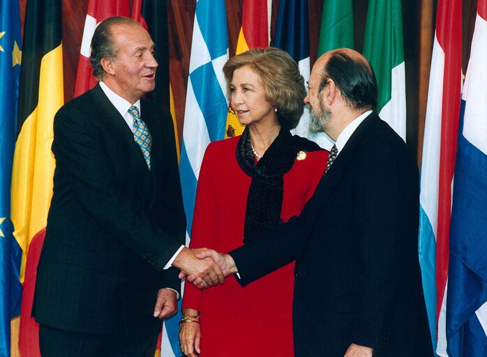 Fotografia 9: Visit of the King and Queen of Spain to the EP in Strasbourg.