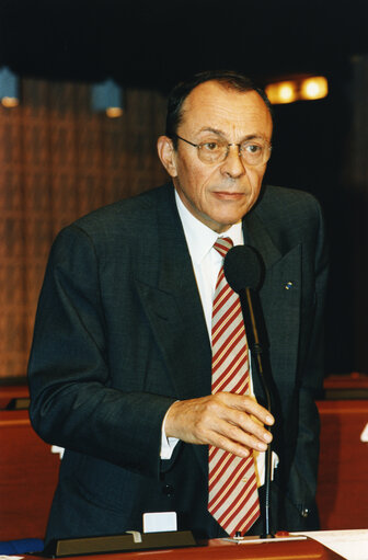 Fotó 10: Michel ROCARD at the EP in Strasbourg.