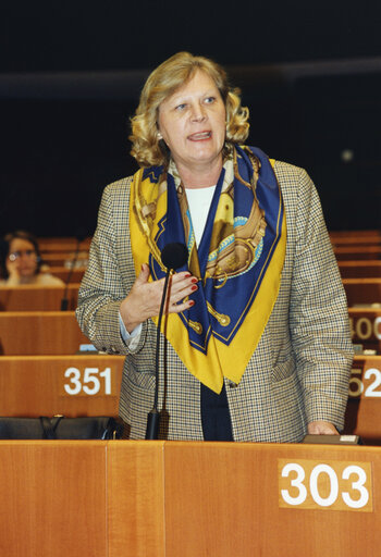 Zdjęcie 21: Ilona GRAENITZ in plenary session in Brussels