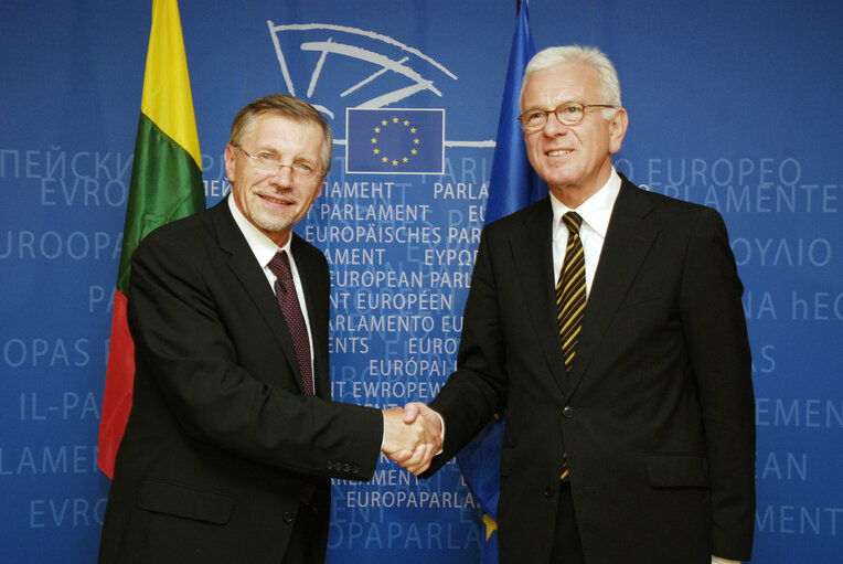 EP President meets with the Prime Minister of Lithuania.