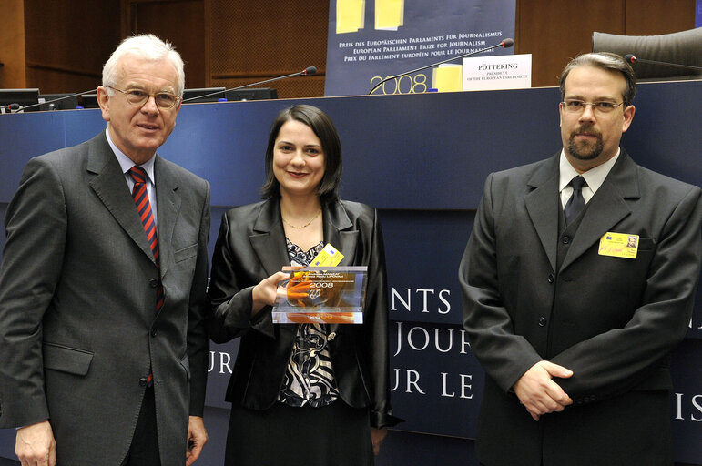 Photo 20 : European Parliament Prize for Journalism 2008