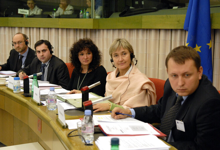 Nuotrauka 7: Meeting on EP - Moldavia parliamentary cooperation.