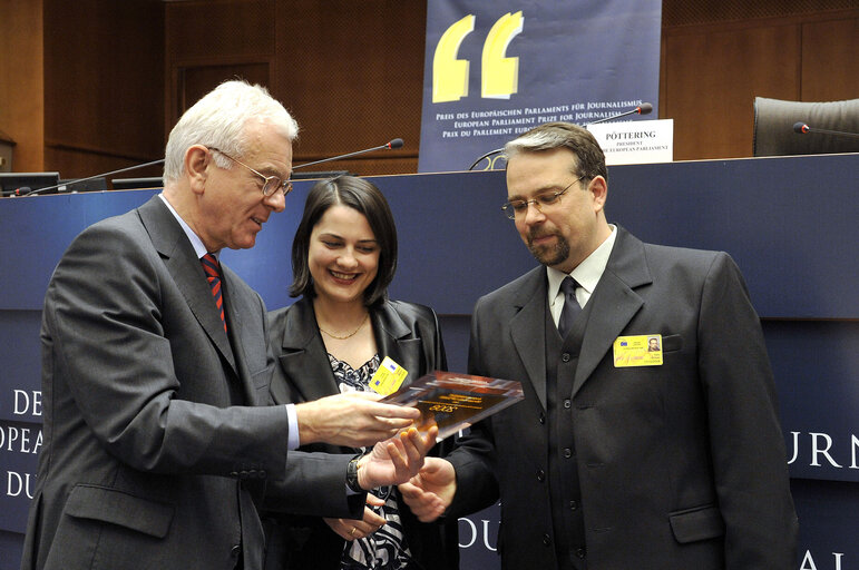 Photo 23 : European Parliament Prize for Journalism 2008