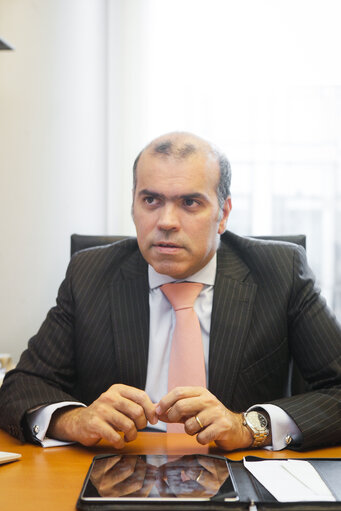 Fotografia 14: MEP Diego FEIO at the European Parliament in Brussels