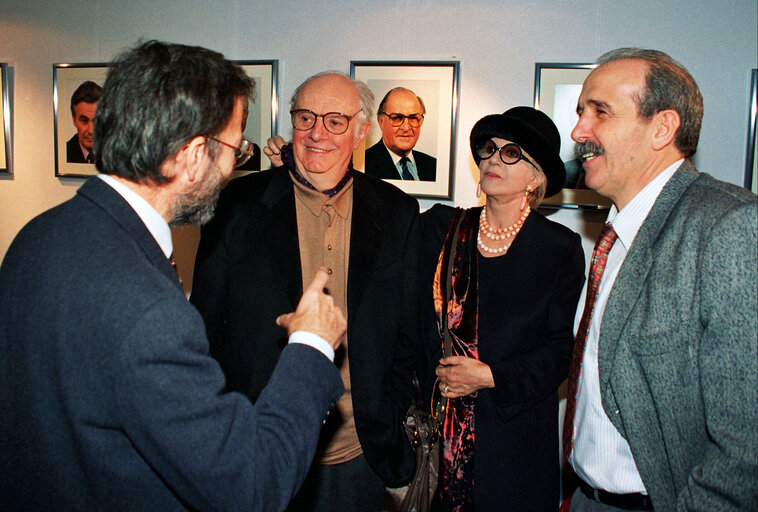 Renzo IMBENI MEP with guests of the EP.