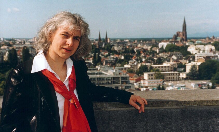 MEP Elisabeth SCHROEDTER in Strasbourg