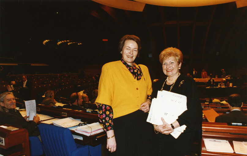 Valokuva 23: MEPs in plenary session in Strasbourg.