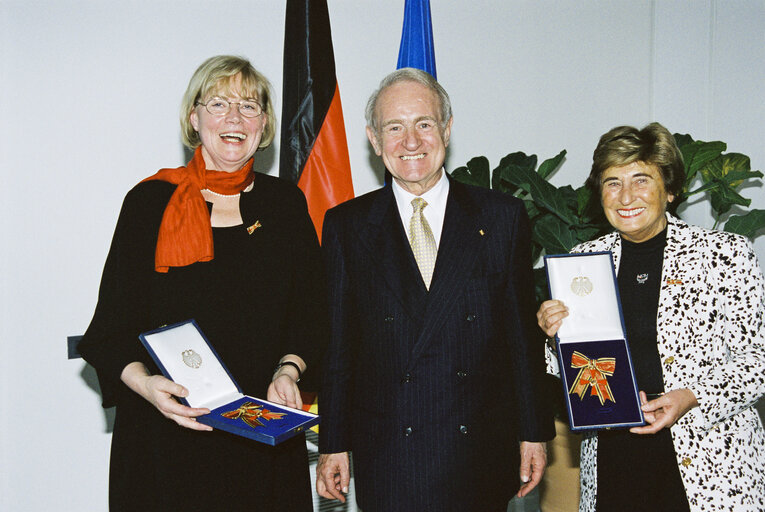 Photo 28: German President makes an official visit to the EP in Strasbourg