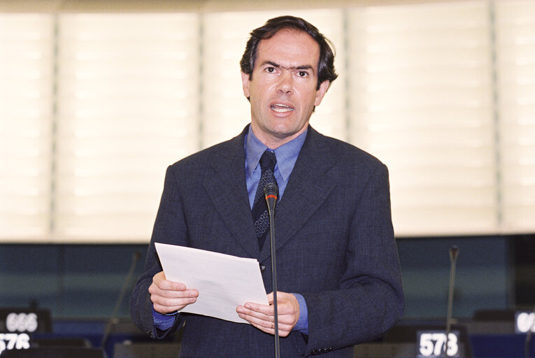 Fotó 5: MEP Sergio MARQUES takes part in a plenary session in Strasbourg