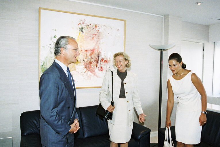 Visit of the Swedish Royal Family at the European Parliament  in Brussels