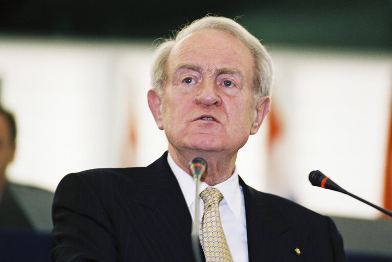 Photo 33: German President makes an official visit to the EP in Strasbourg