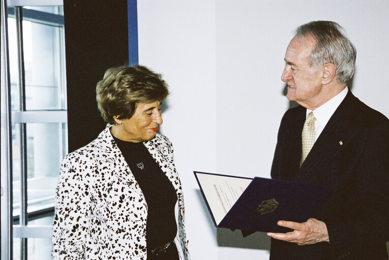 Fotografi 37: German President makes an official visit to the EP in Strasbourg