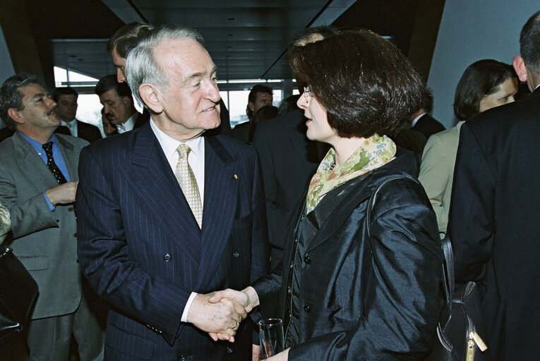 Photo 26 : German President makes an official visit to the EP in Strasbourg