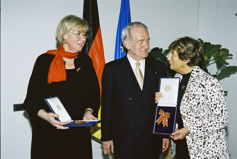 Photo 40: German President makes an official visit to the EP in Strasbourg