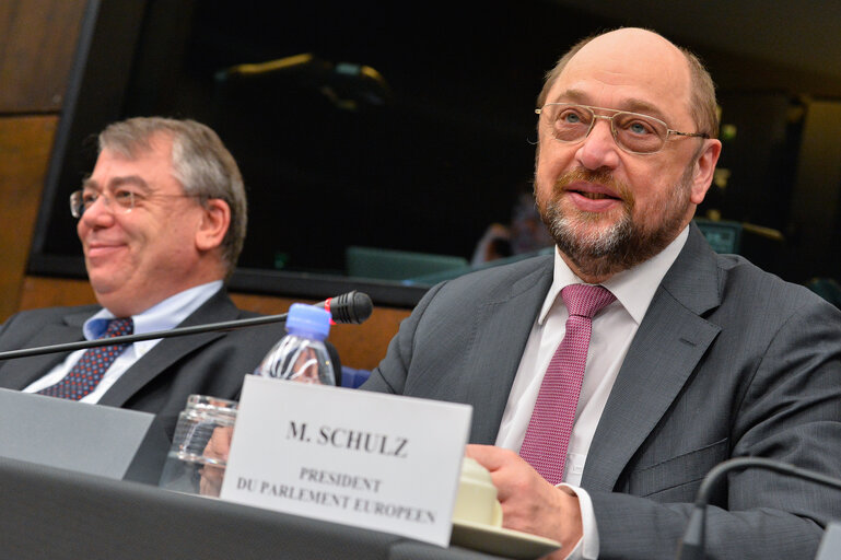 Fotografia 10: Conference of the Committees' Presidents, EP President at CCC for farewell of Klaus-Heiner LEHNE