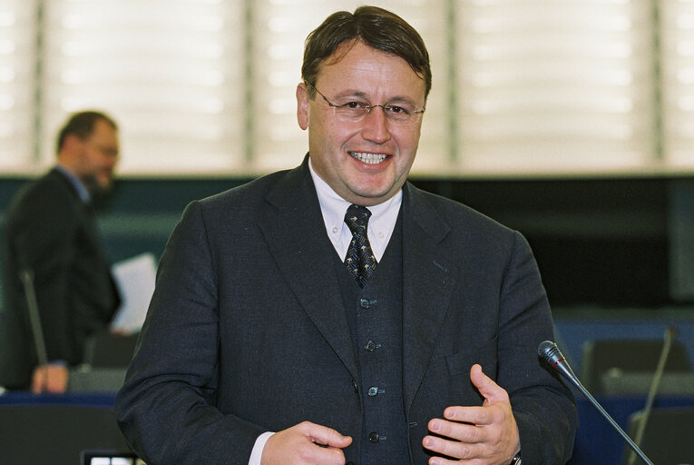 Fotografie 8: MEP Paul RUBIG at the European Parliament in Strasbourg