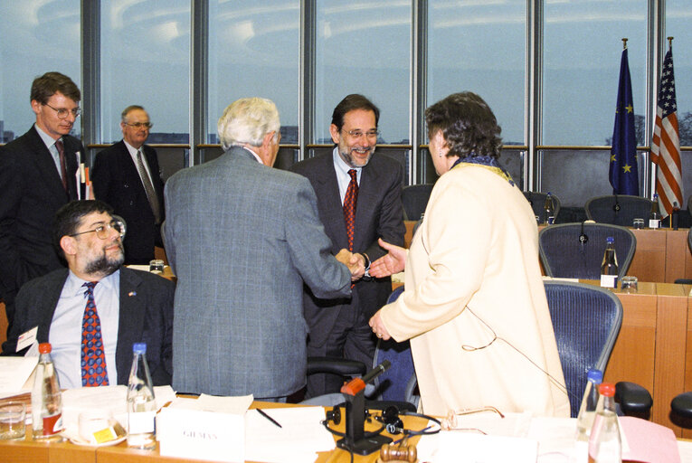 Fotografia 5: Exchange of views on EU-US relations with the European Commission members of the NTA Senior Level Group