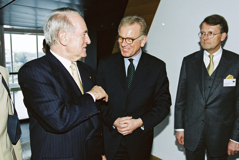 Foto 48: German President makes an official visit to the EP in Strasbourg