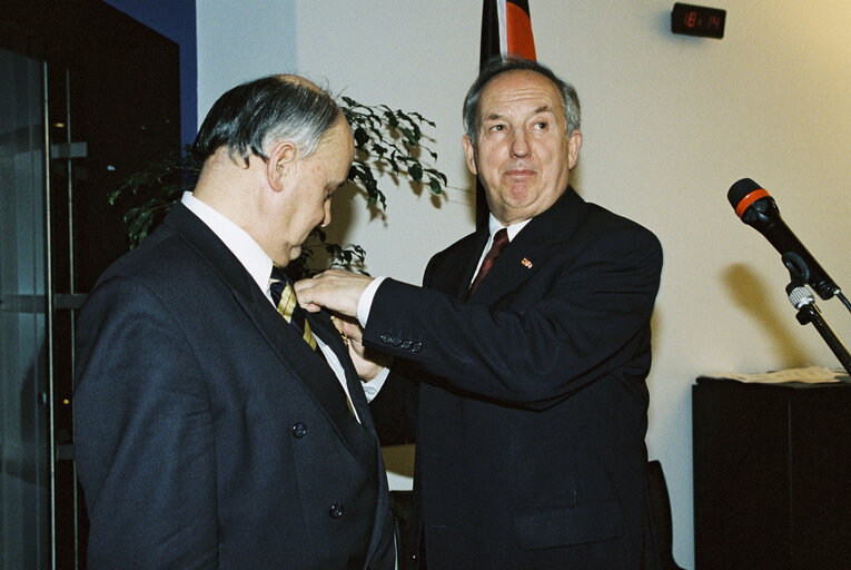 German MEPs are awarded the German 'Verdienstkreuz' (Merit Cross of the Federal Republic of Germany)