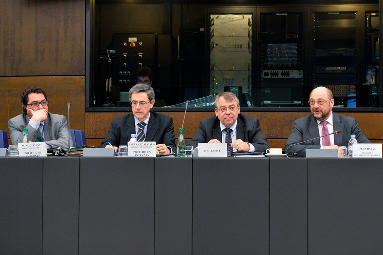 Fotografia 3: Conference of the Committees' Presidents, EP President at CCC for farewell of Klaus-Heiner LEHNE