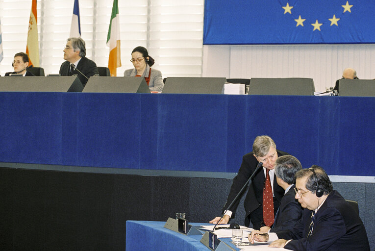 Plenary session - Portuguese Foreign Minister outlined his country's priorities for the presidency of the EU in his first appearance before Parliament.