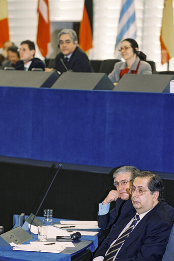 Plenary session - Portuguese Foreign Minister outlined his country's priorities for the presidency of the EU in his first appearance before Parliament.