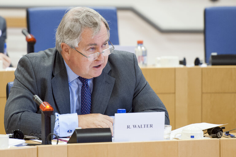 Fotografie 1: Conference of Presidents with an intervention by members of the Parliamentary Assembly of the Council of Europe.