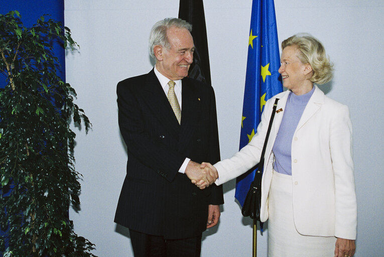 Fotografi 5: German President makes an official visit to the EP in Strasbourg