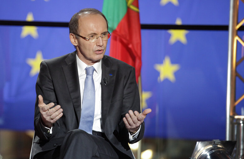 TV Recording with Othmar KARAS