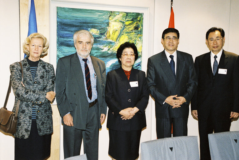 Nicole FONTAINE - EP President meets with Chinese Delegation