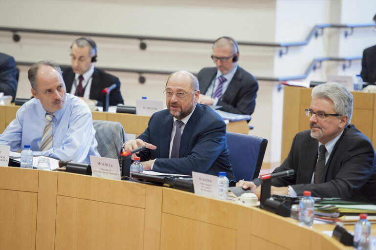 Fotografie 6: Conference of Presidents with an intervention by members of the Parliamentary Assembly of the Council of Europe.